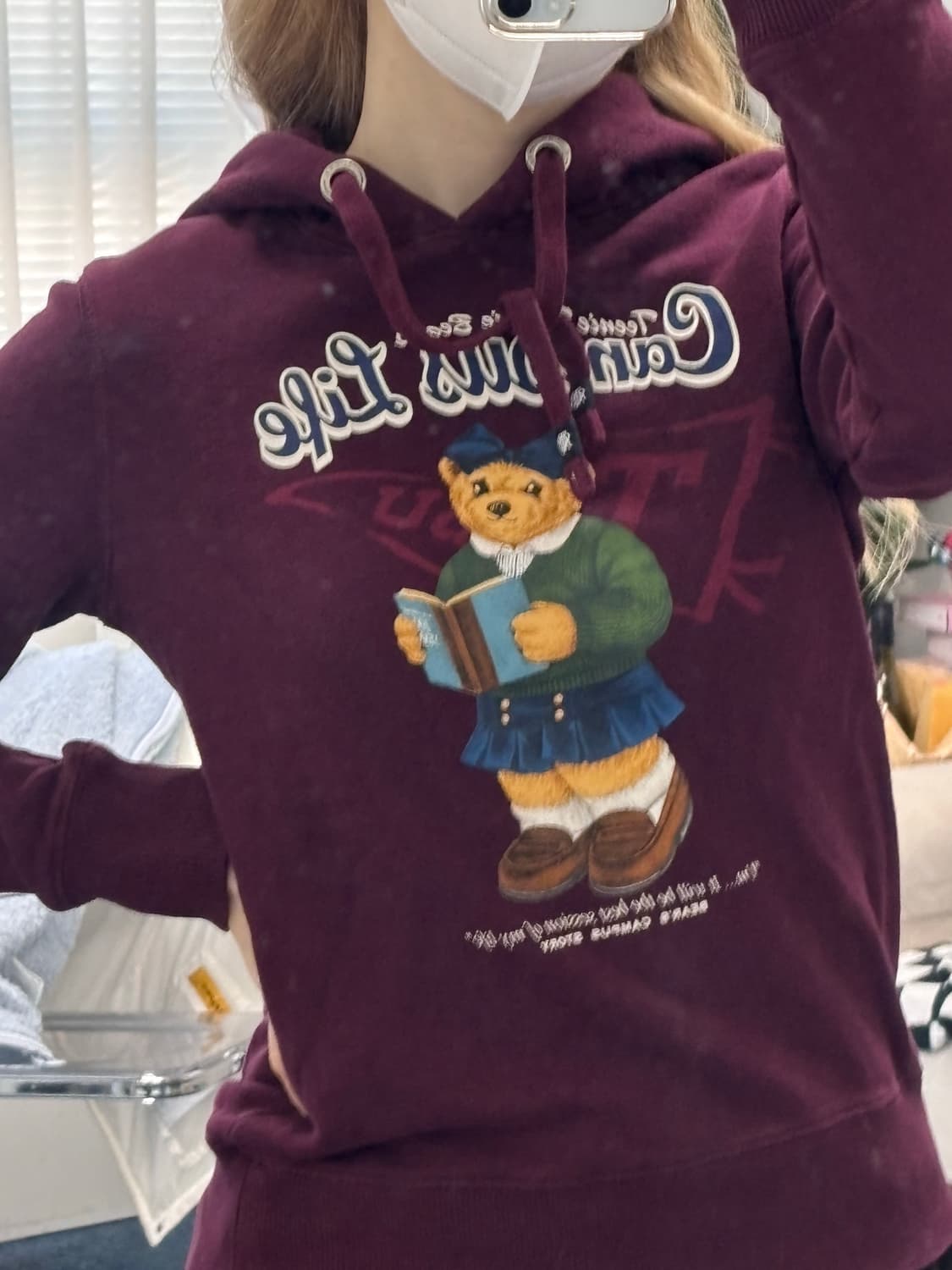티니위니 곰돌이 후드티🐻🤍 상품이미지2