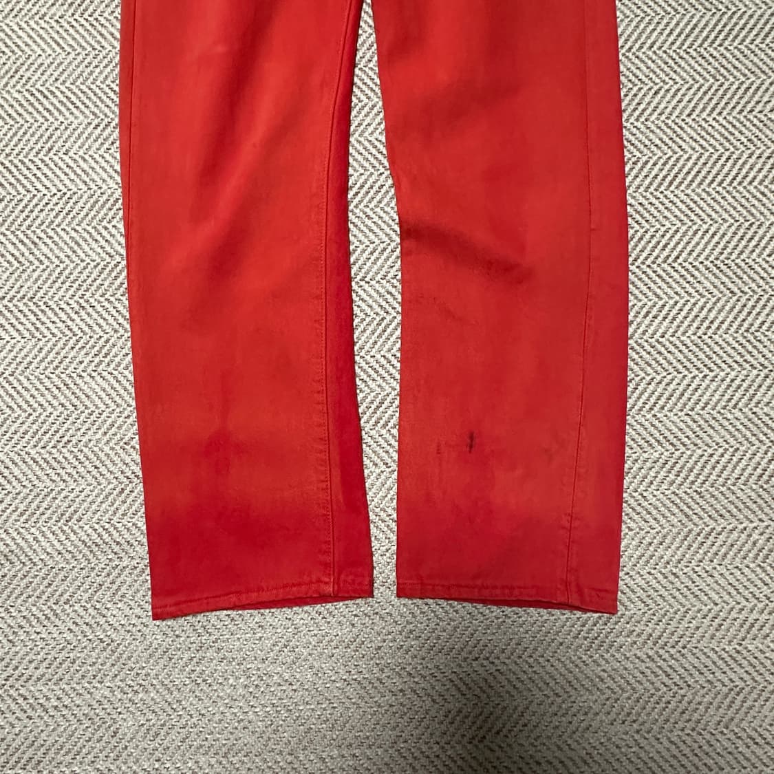 LEVI'S 80's usa made vintage denim red 상품이미지4