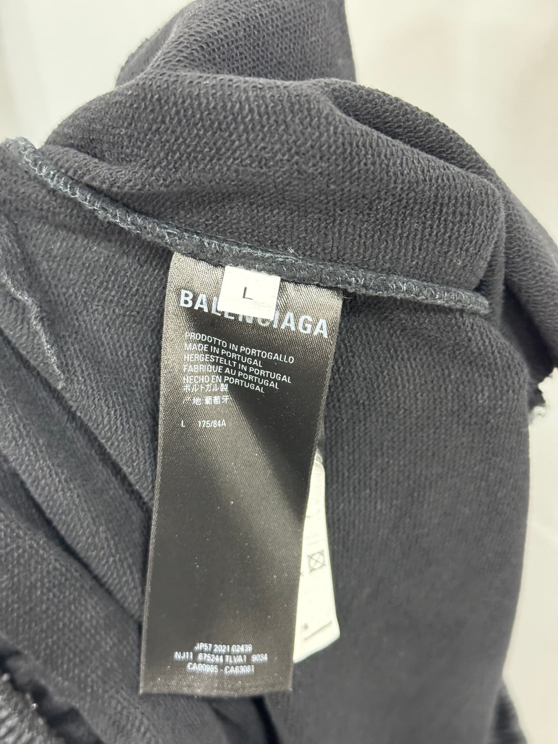 백화점판 발렌시아가 스포티 B 워싱 조거 팬츠 L  상품이미지4