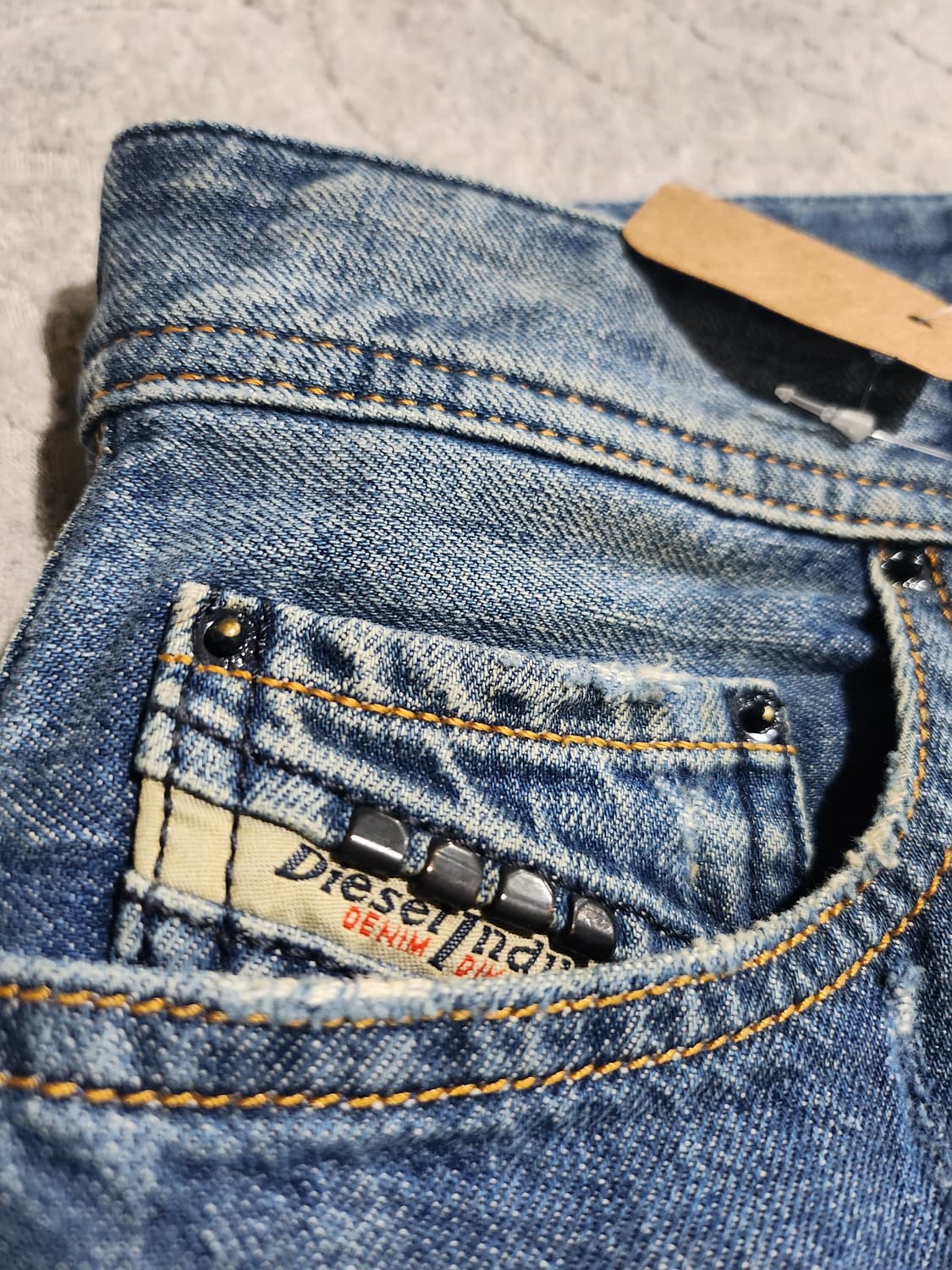 **디젤(Diesel) 빈티지 데미지 워싱 진 28 상품이미지4