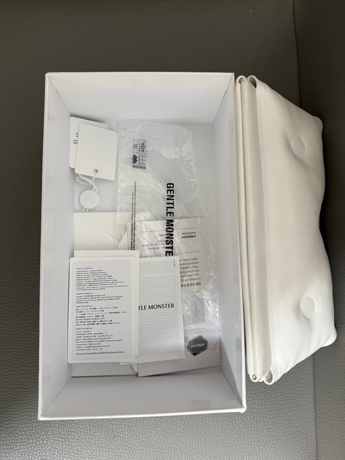 젠틀 몬스터 x 메종 마르지엘라 MM107 레더 블랙 블랙 상품이미지2