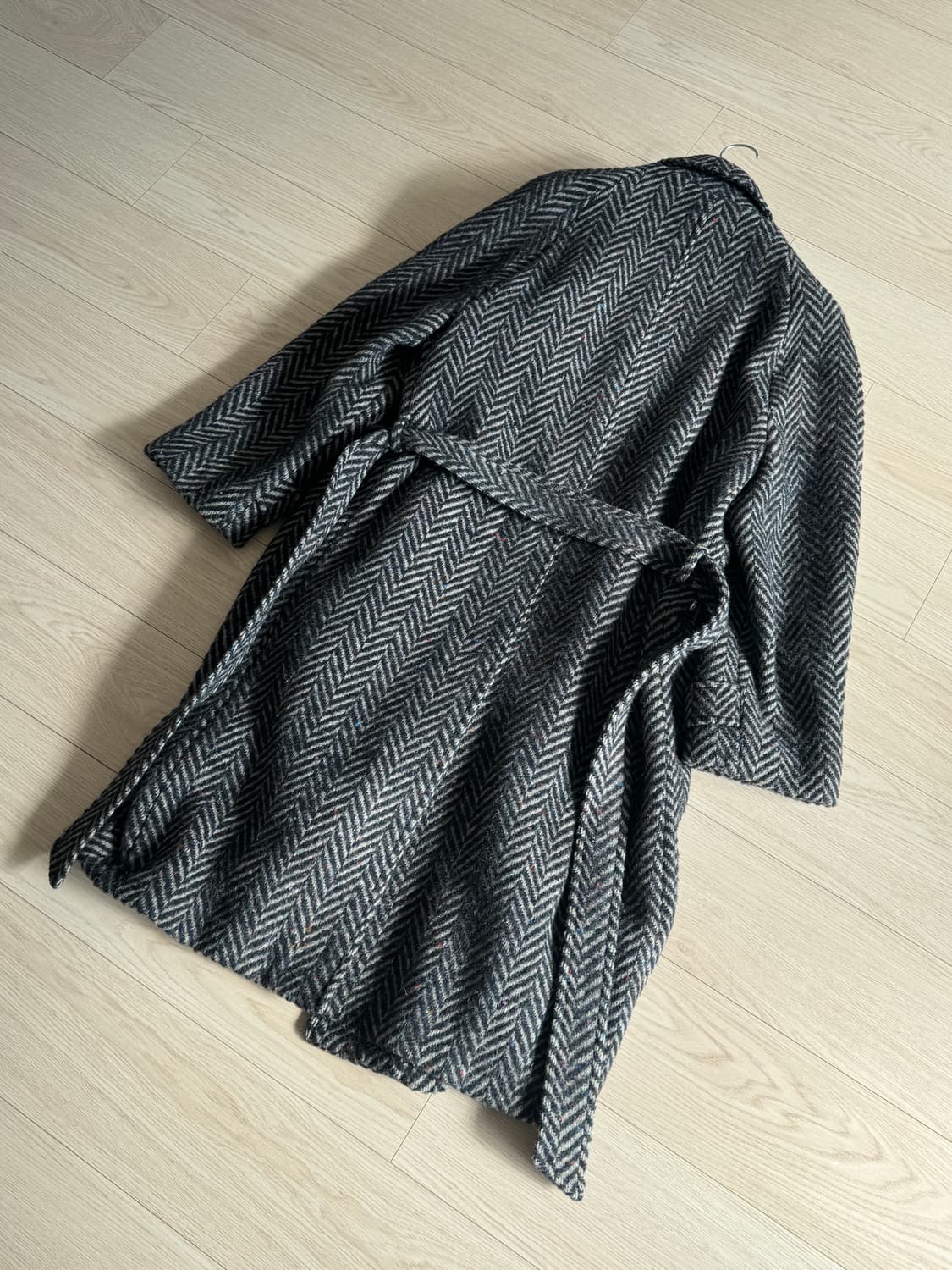 빈티지 헤링본 더블 로브 코트 made in usa 상품이미지7