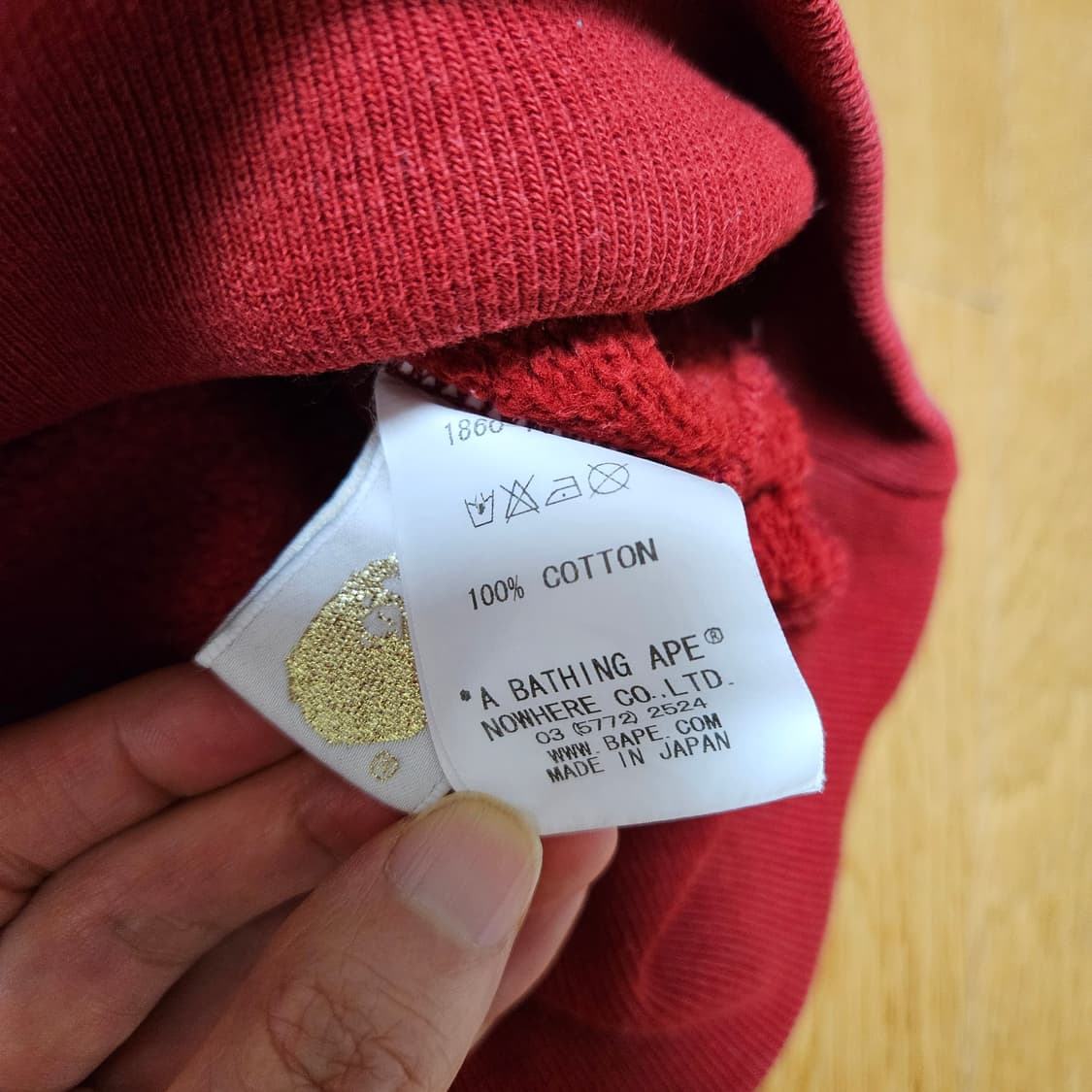 베이프 후디 티셔츠 L 여성용 정품 상품이미지6