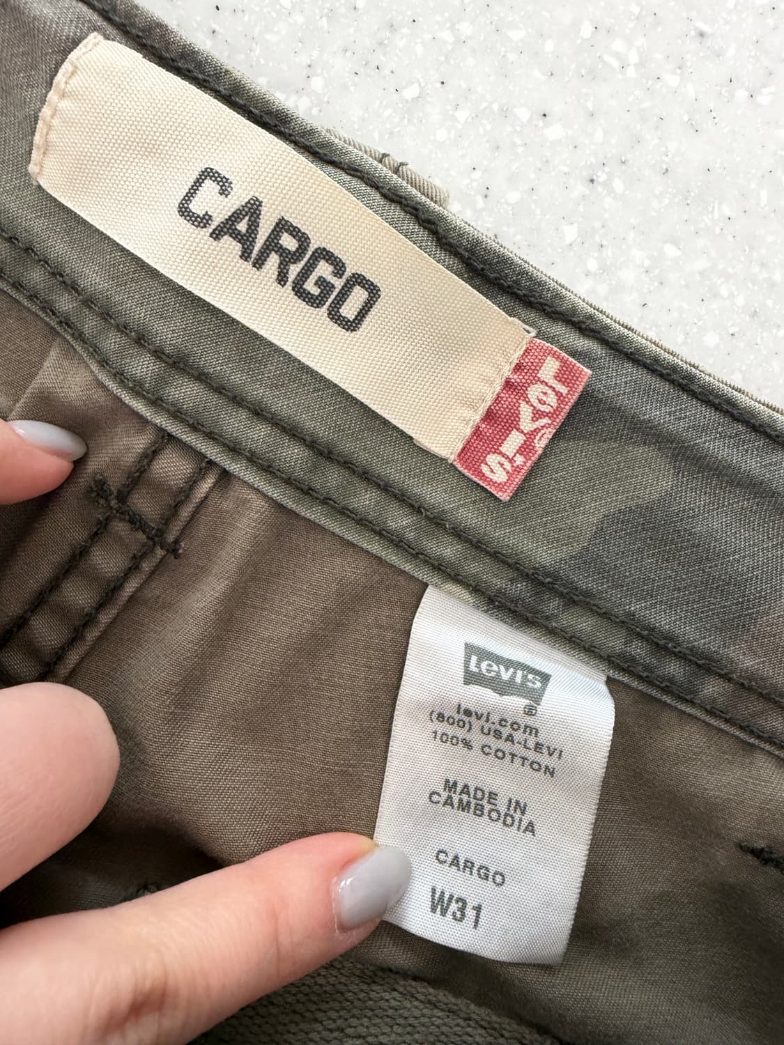 568. 리바이스 카고쇼츠 반바지 상품이미지3