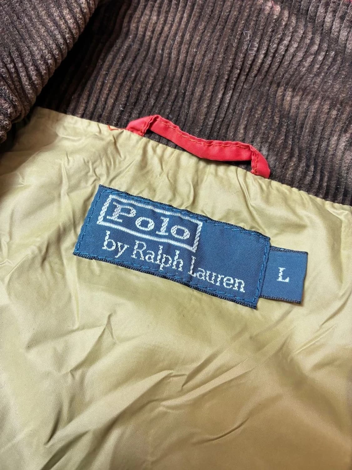 폴로 랄프로렌 00's 코듀로이 카라 퀼팅 베스트 PN8421 상품이미지9