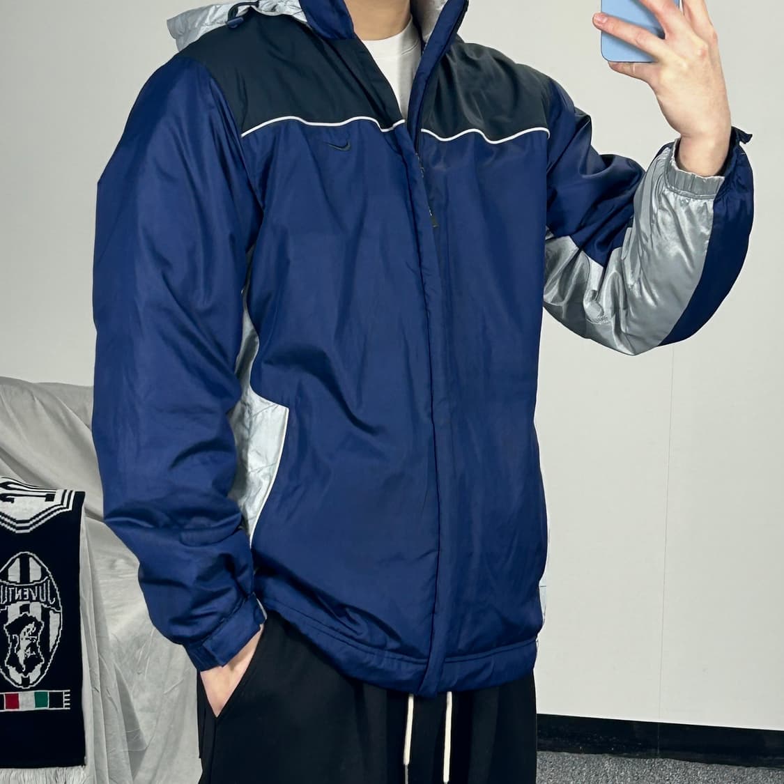 나이키 올드스쿨 배색 스우시 점퍼 M  상품이미지1