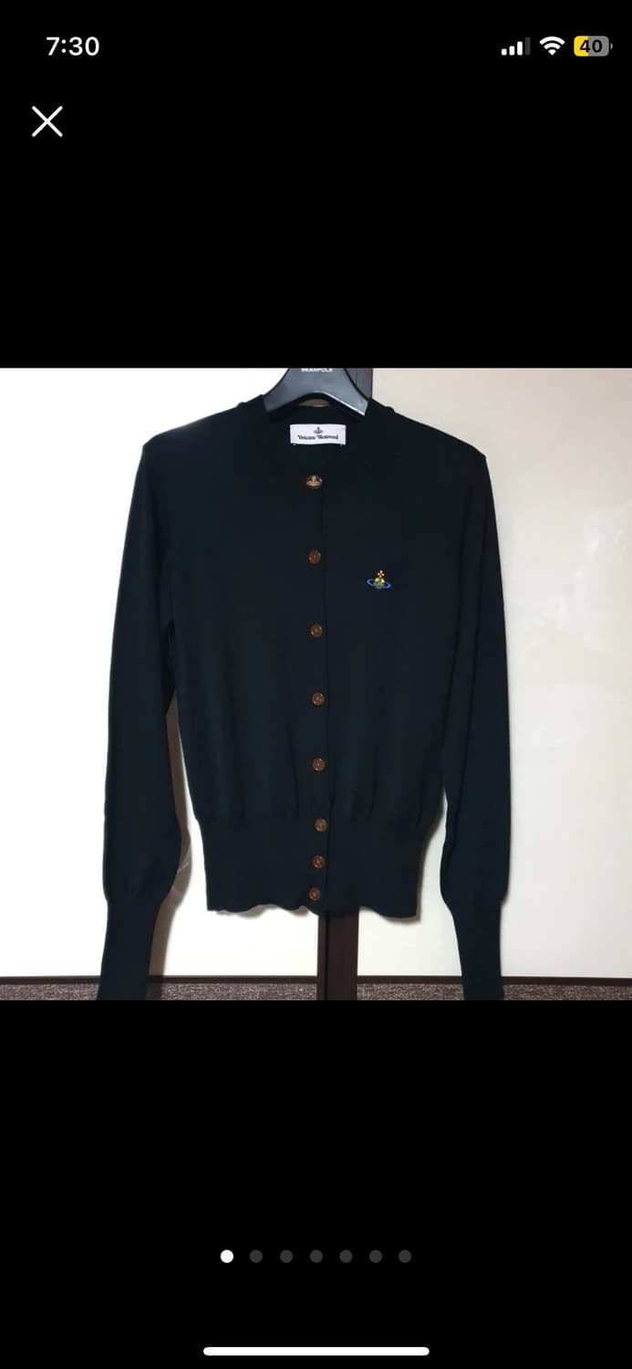 비비안웨스트우드 블랙 가디건 상품이미지1