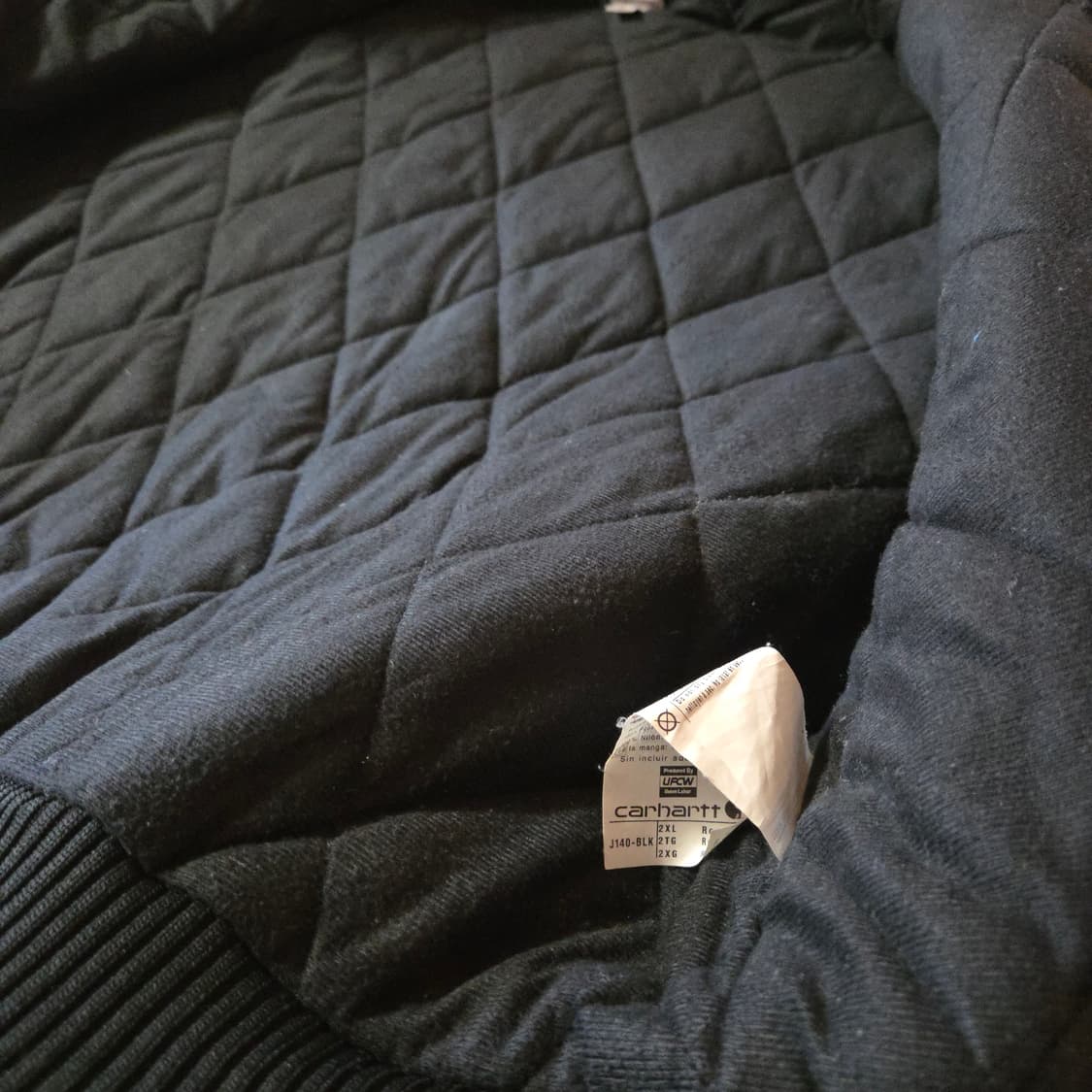 칼하트 J140 액티브 후드 워크 자켓 XXL 블랙 상품이미지10