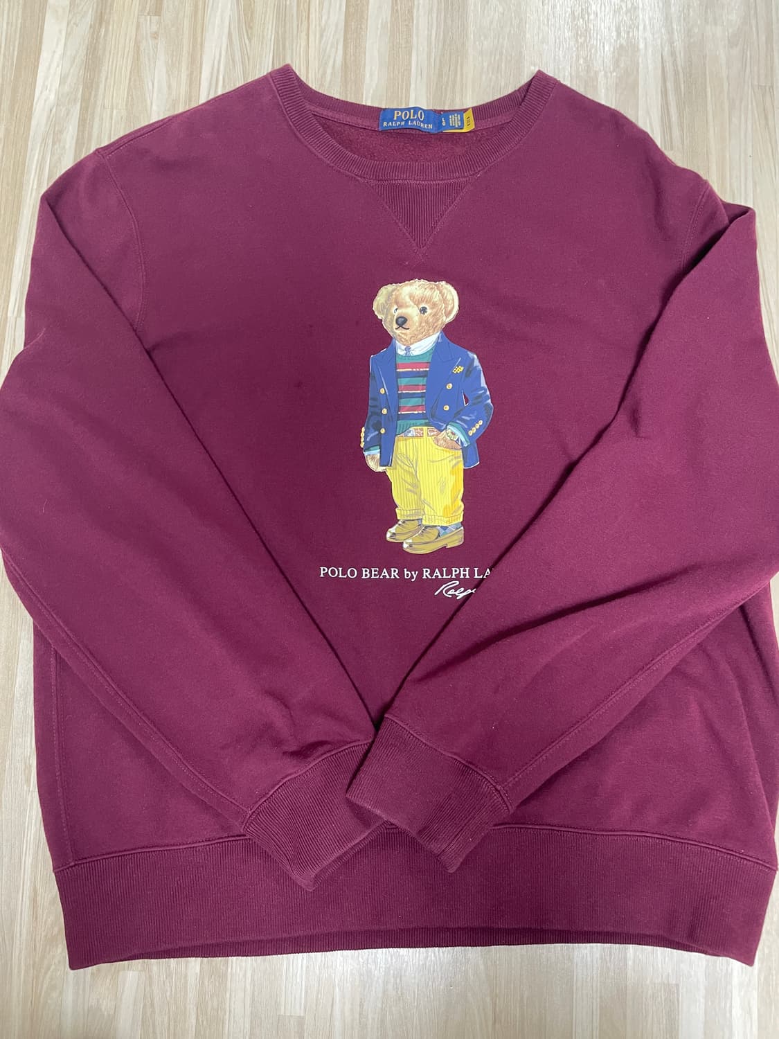 폴로 테디베어 맨투맨 L 상품이미지1