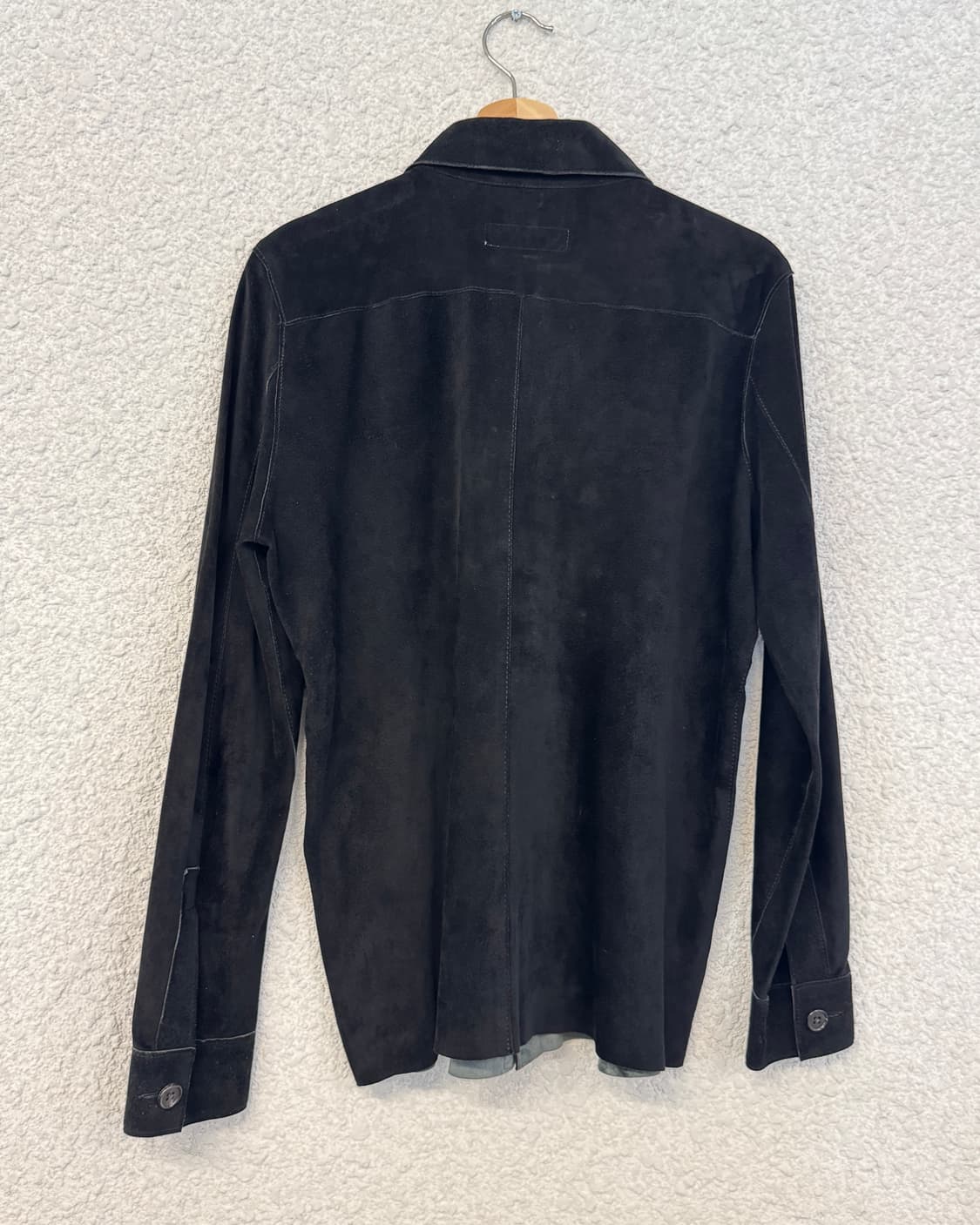 와코마리아 고트스킨 스웨이드 셔츠 상품이미지5