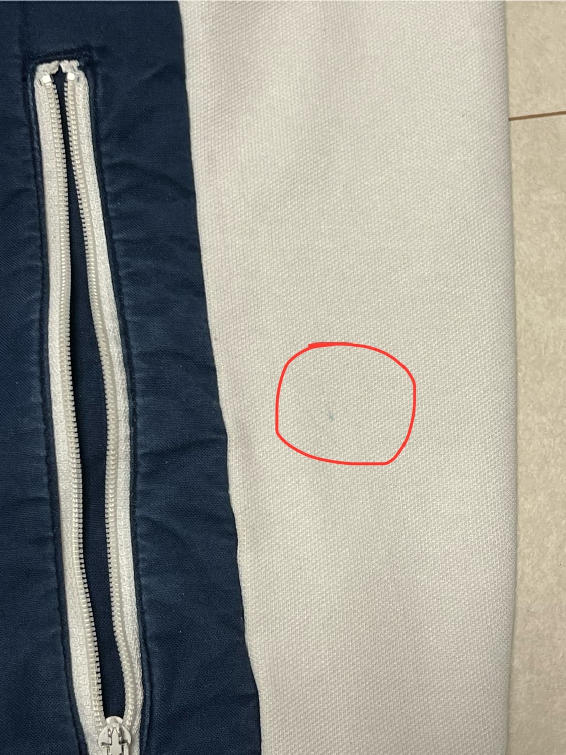 아디다스 해외판 희귀 STV 네이비 화이트 남흰 배색 트랙탑 져지 상품이미지10