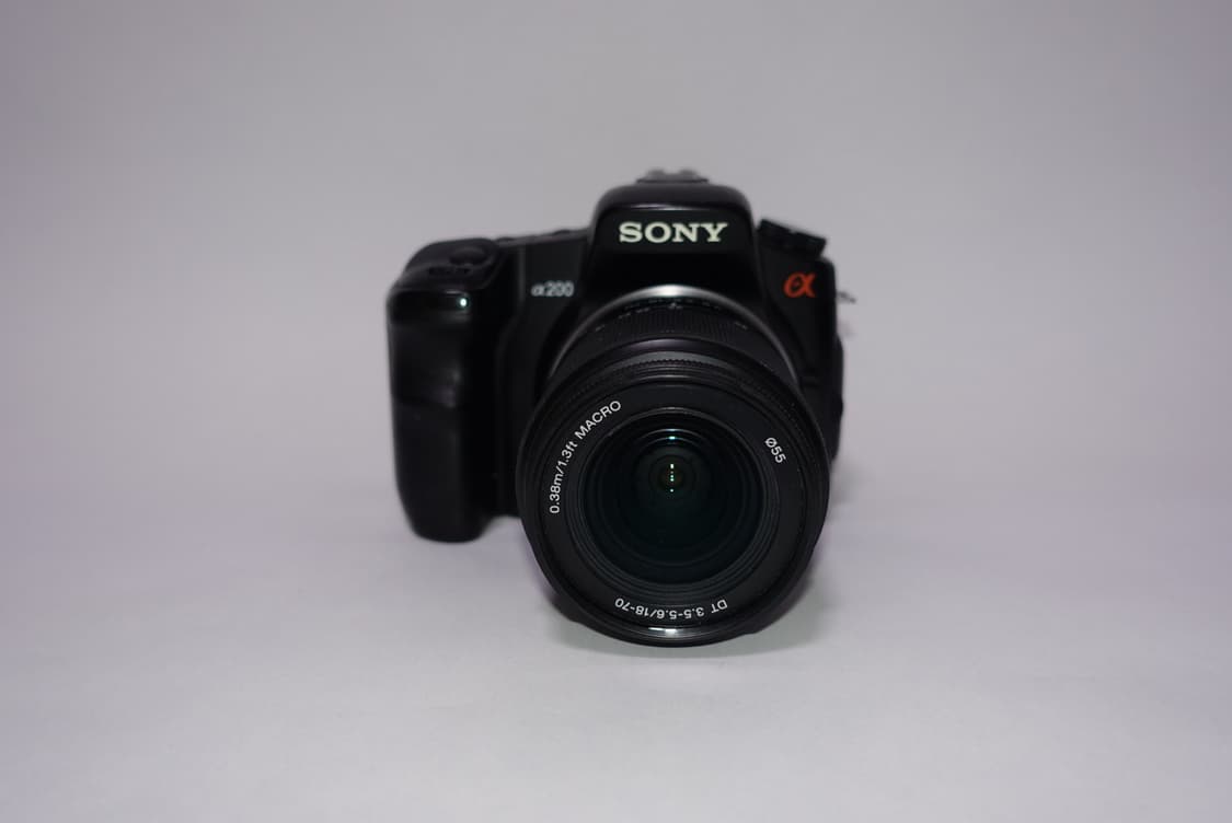 소니 a200 빈티지 dslr 디지털 카메라 상품이미지2