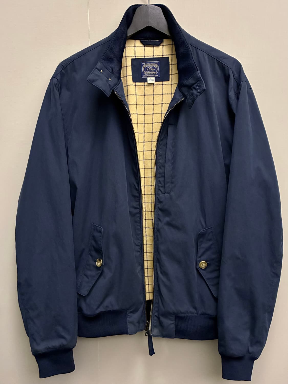 (L/103)J.Crew 제이크루 코튼 나일론 해링턴자켓 바라쿠타 상품이미지9