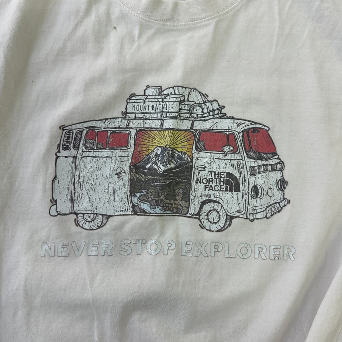 L 노스페이스 그래픽 라운드 반팔티 0417D 상품이미지4