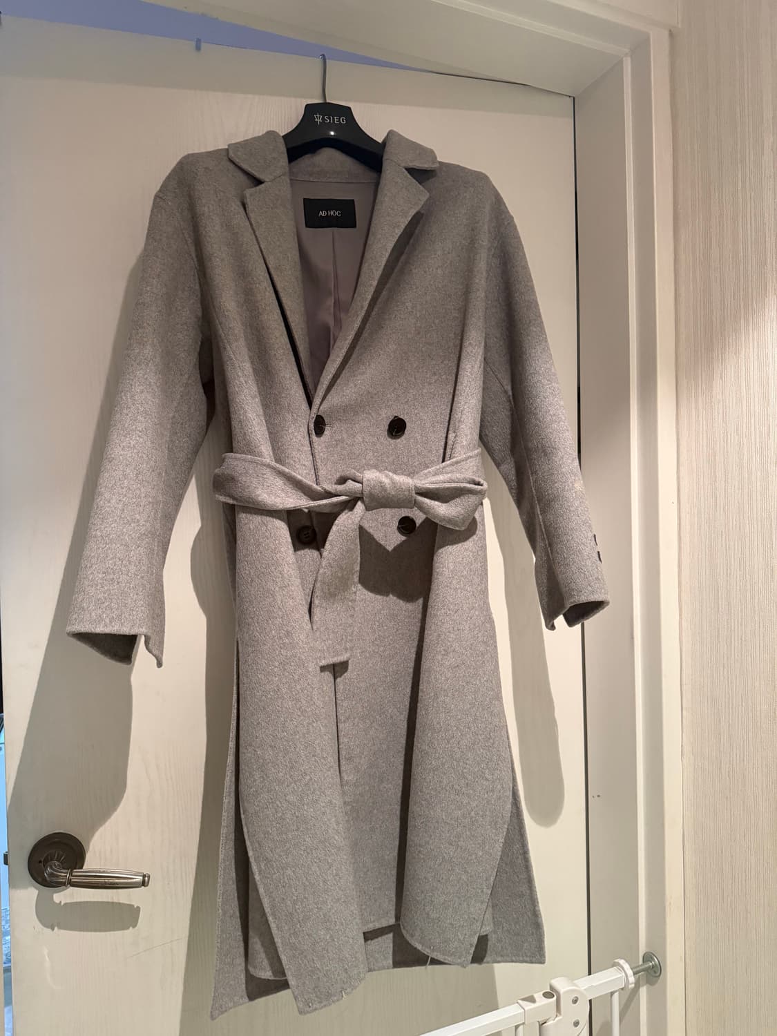 애드호크 캐시미어 핸드메이드 코트 상품이미지1