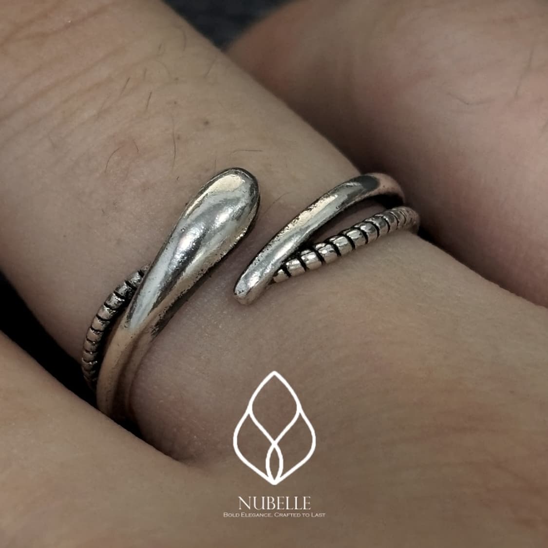 🌗 Nubelle Snake ring / 스네이크 925실버 반지 상품이미지1