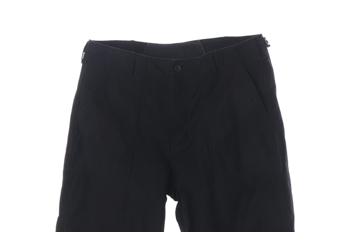 무신사 스탠다드 사이드 비죠 블랙 코튼 팬츠 33 상품이미지3