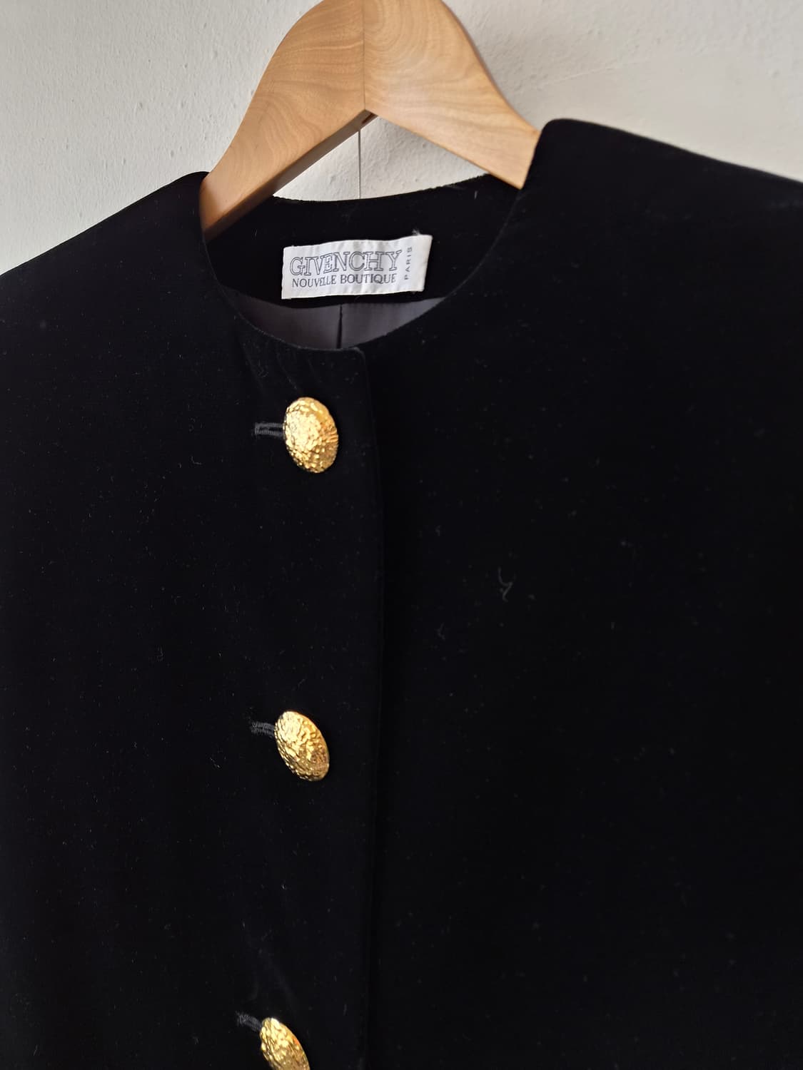 지방시 여성 벨벳노카라자켓 8사이즈 상품이미지4