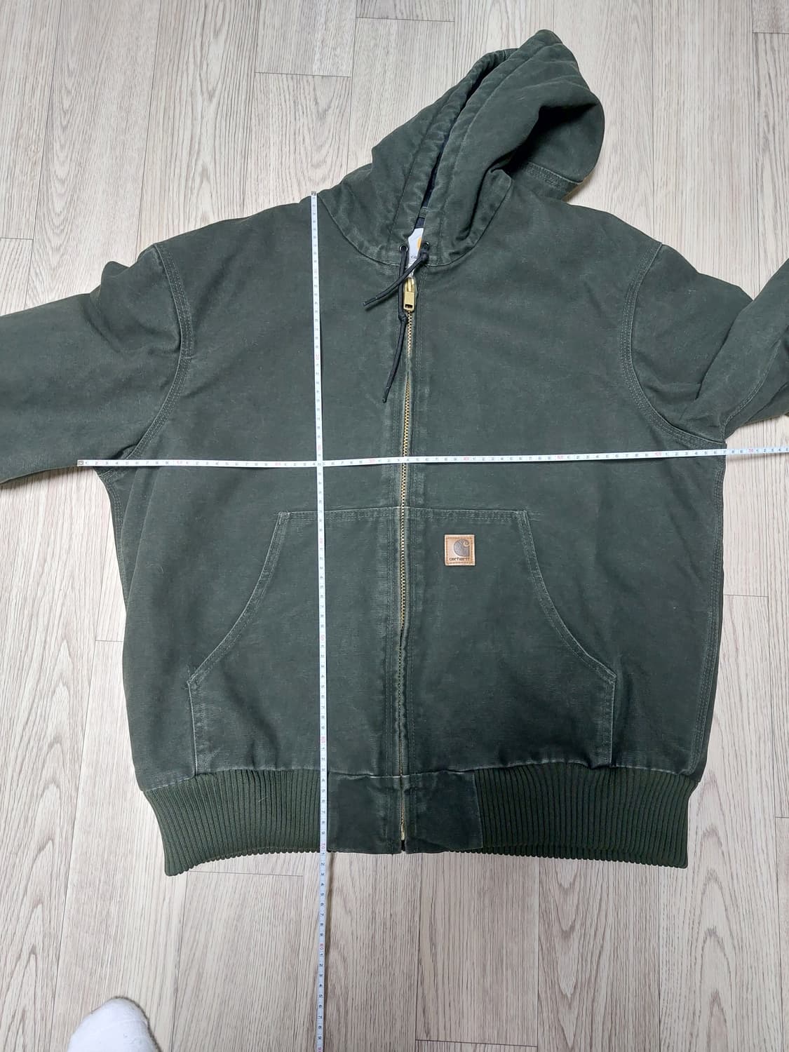 칼하트 액티브 j130 mos 모스그린 L 상품이미지7