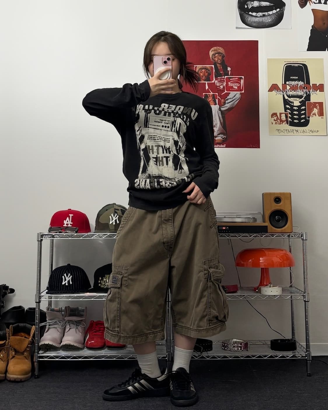 Vintage 그래픽 롱슬리브 티셔츠  상품이미지4