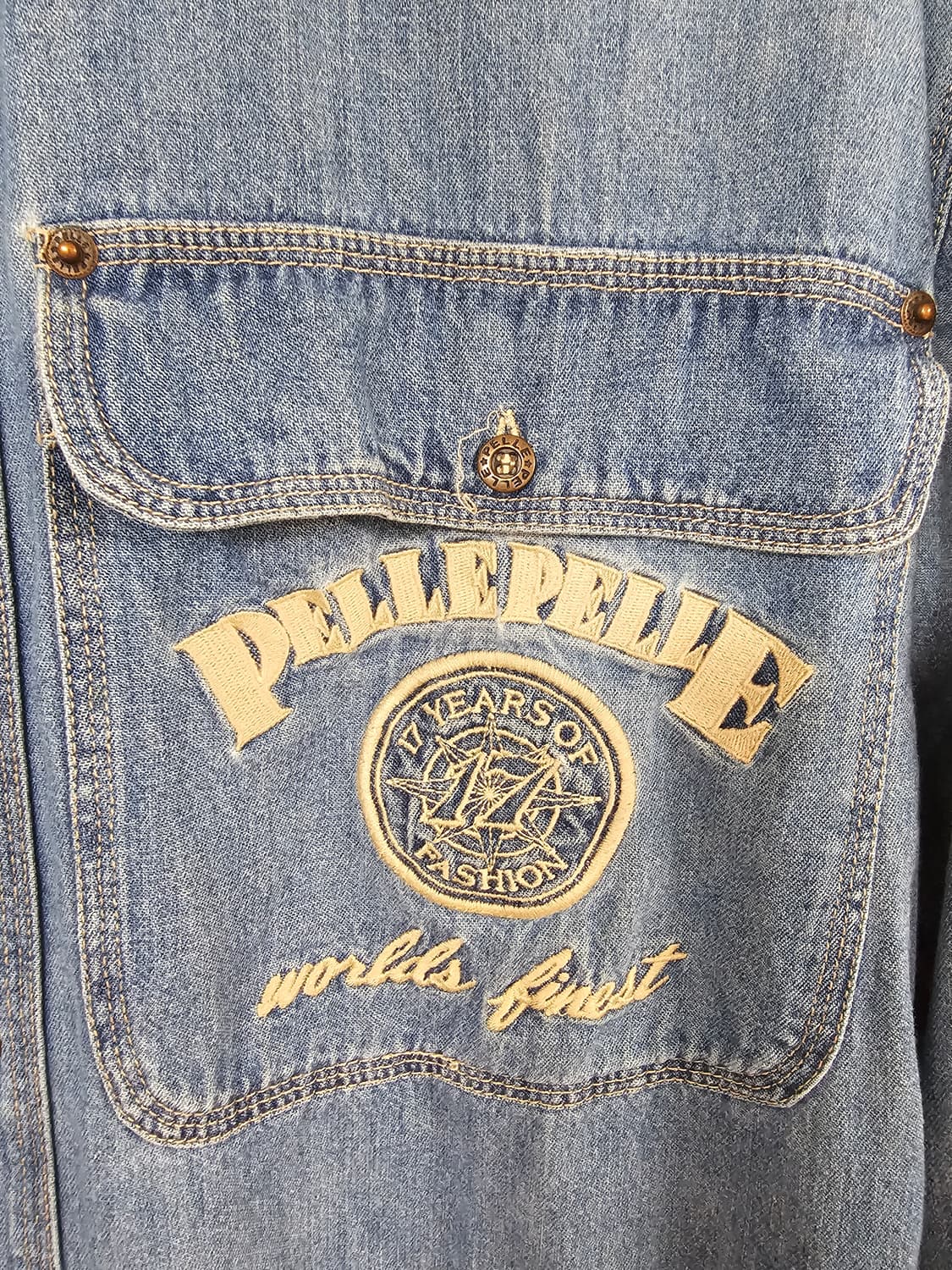 PELLE PELLE 페레 페레 빈티지 워크데님 셔츠 상품이미지4