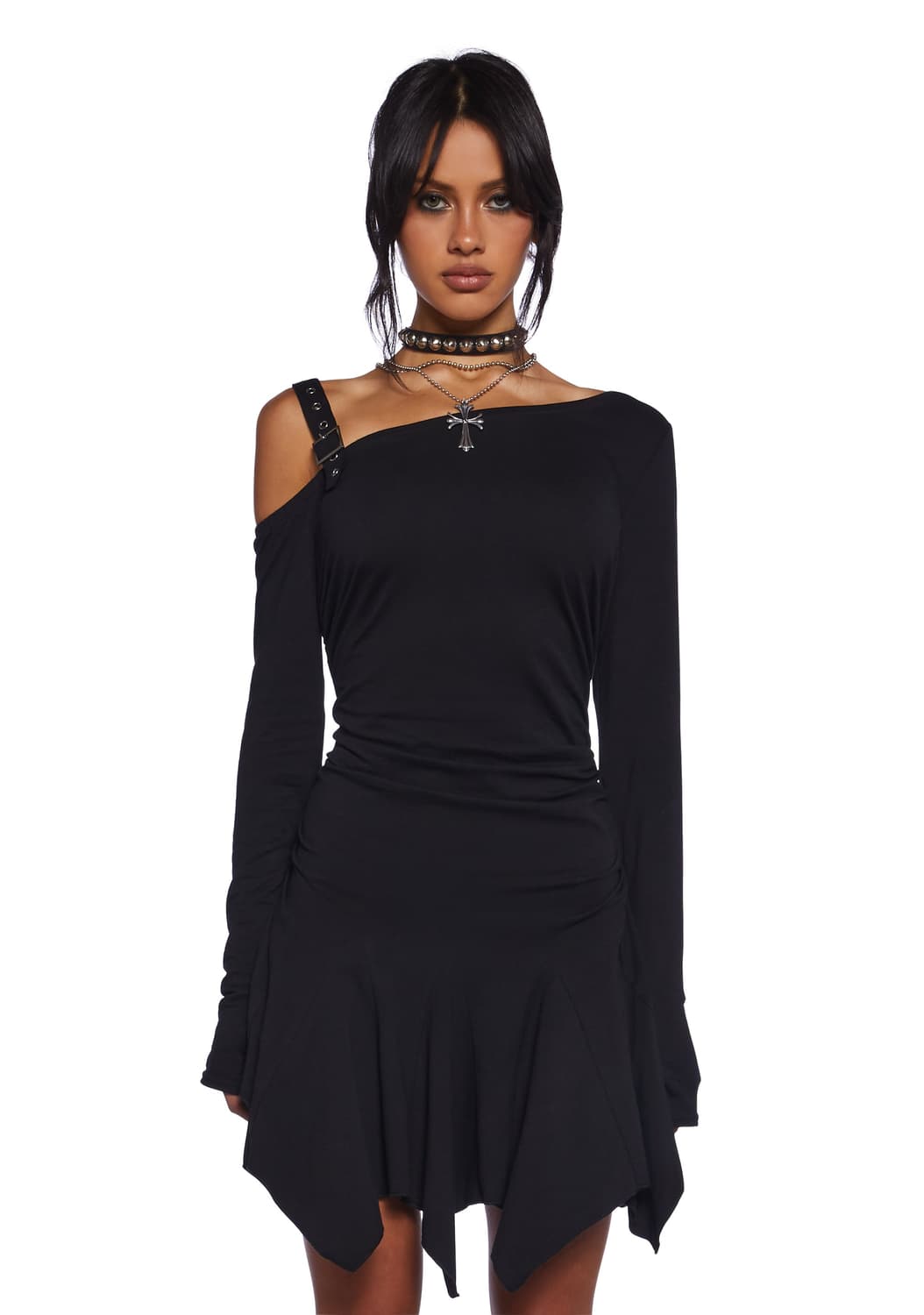Brooding Thoughts
Mini Dress - BLACK 상품이미지1