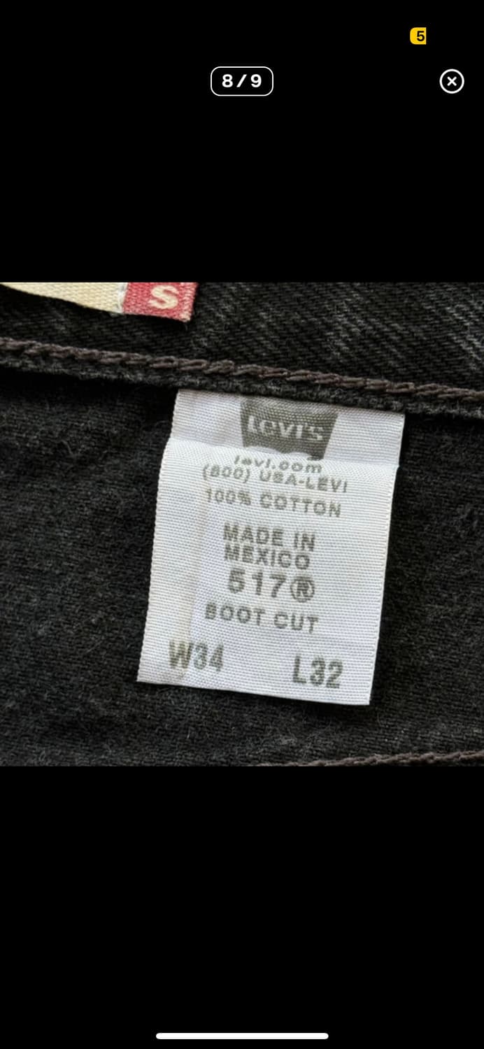 리바이스 517 33사이즈 상품이미지8