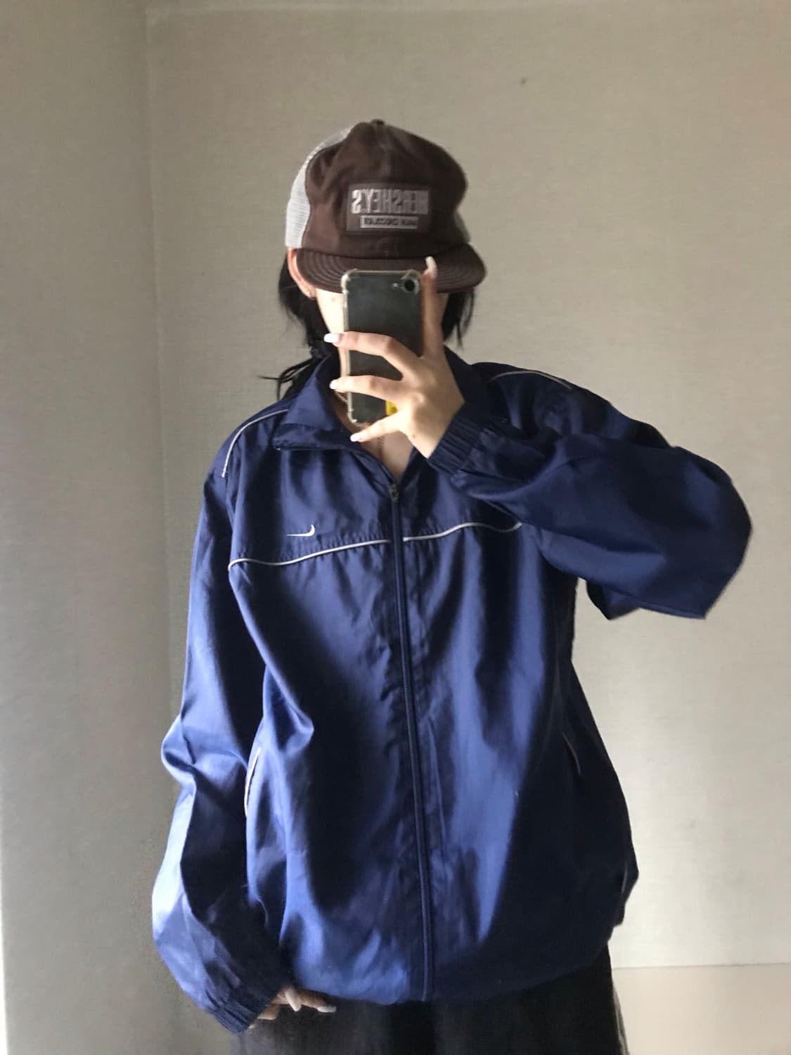 나이키 네이비 바람막이 상품이미지3