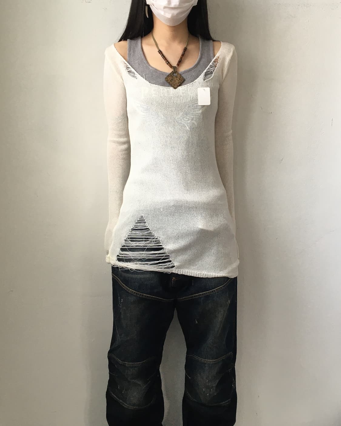 Damage point knit 상품이미지8