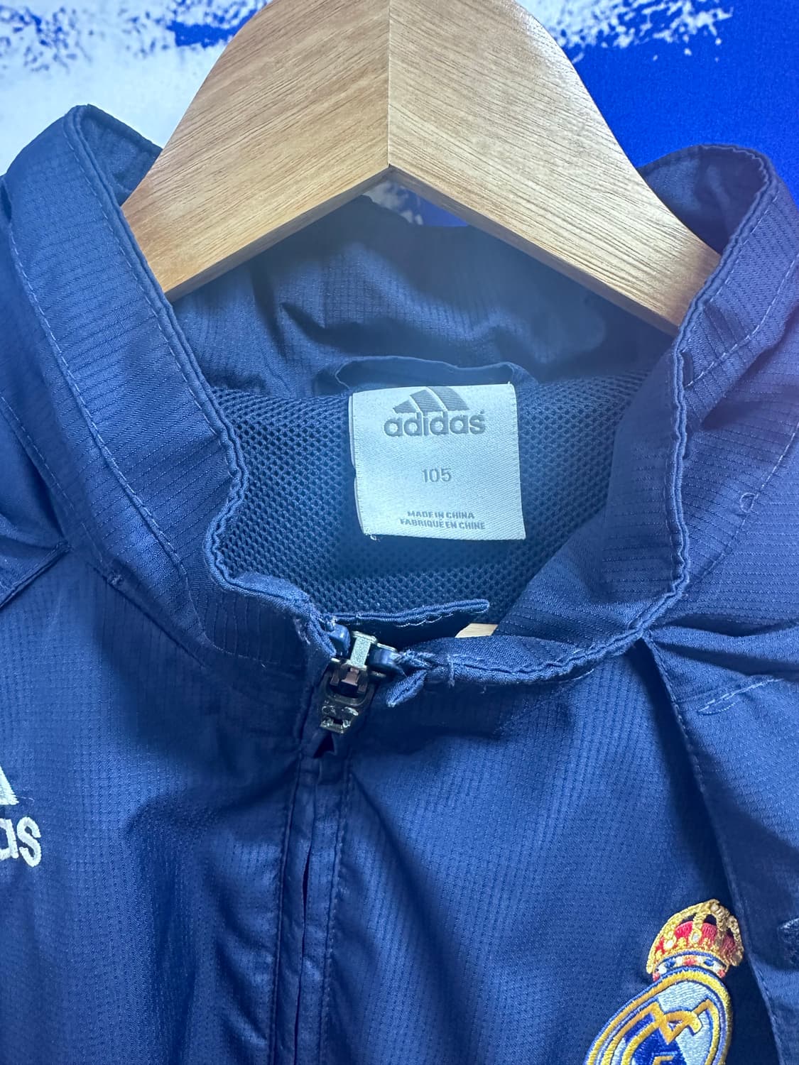 아디다스 올드스쿨 레알마드리드 오버핏 바람막이점퍼 XL105 상품이미지4