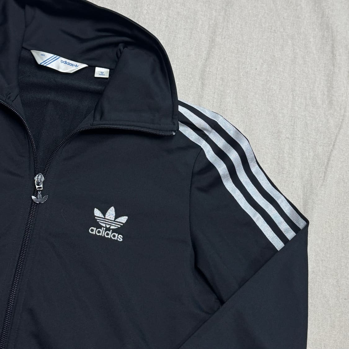 아디다스 우먼 실버 백로고 파이어버드 트랙탑 져지 95 상품이미지3