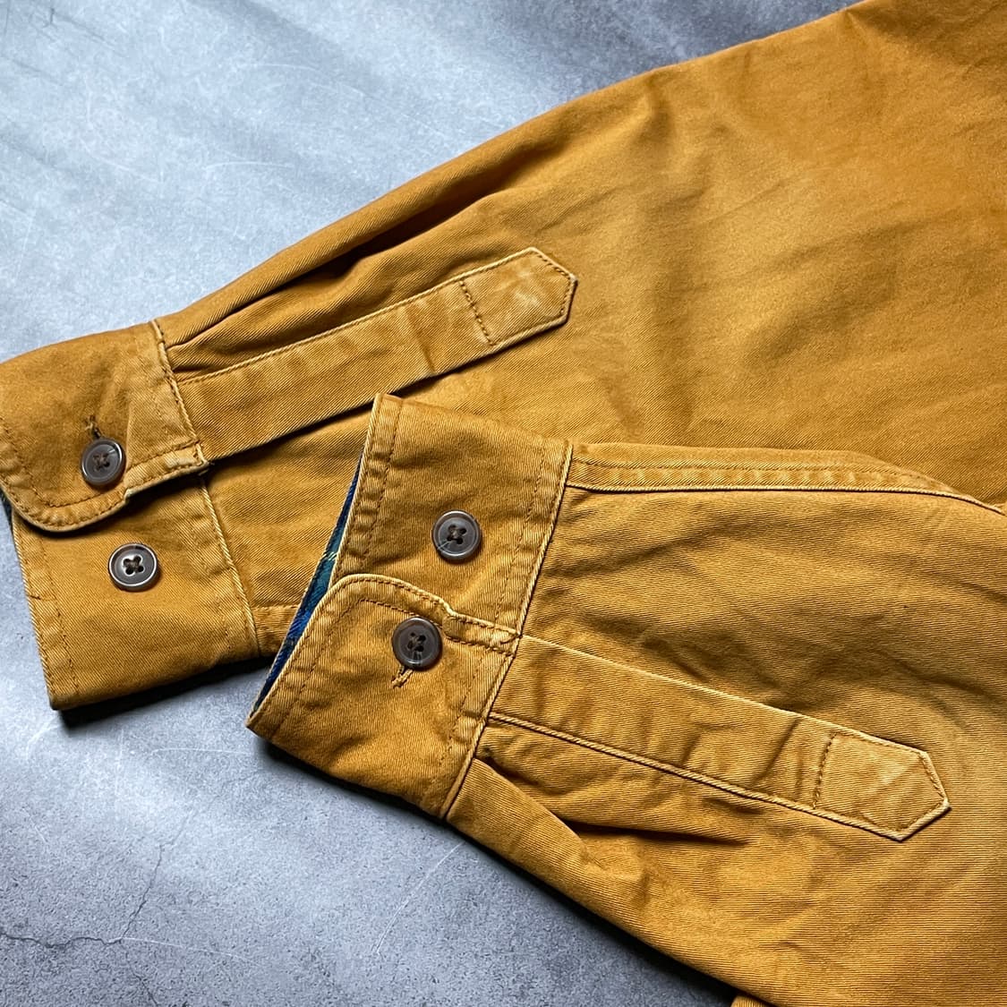 LANDS' END 빈티지 카멜 플란넬 셔츠자켓 A00442 상품이미지9