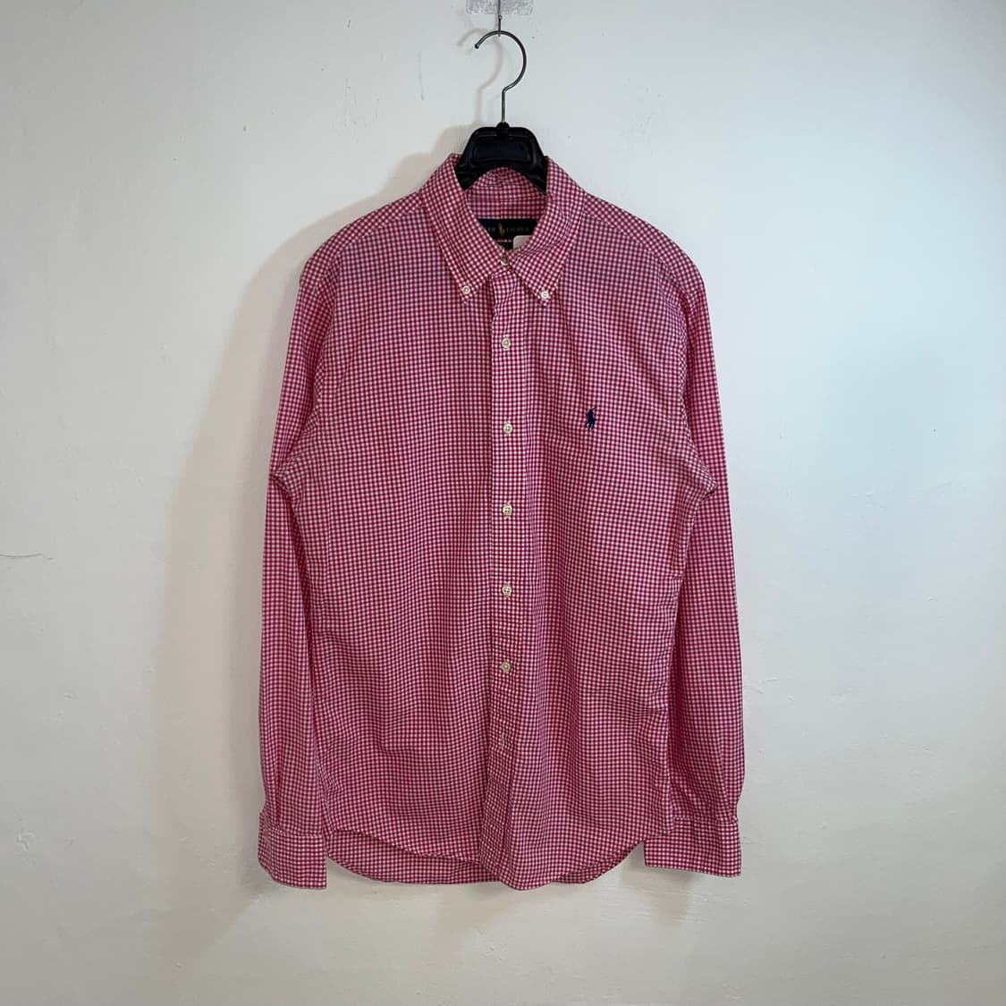 Polo  pink Gingham Check Shirts 상품이미지4