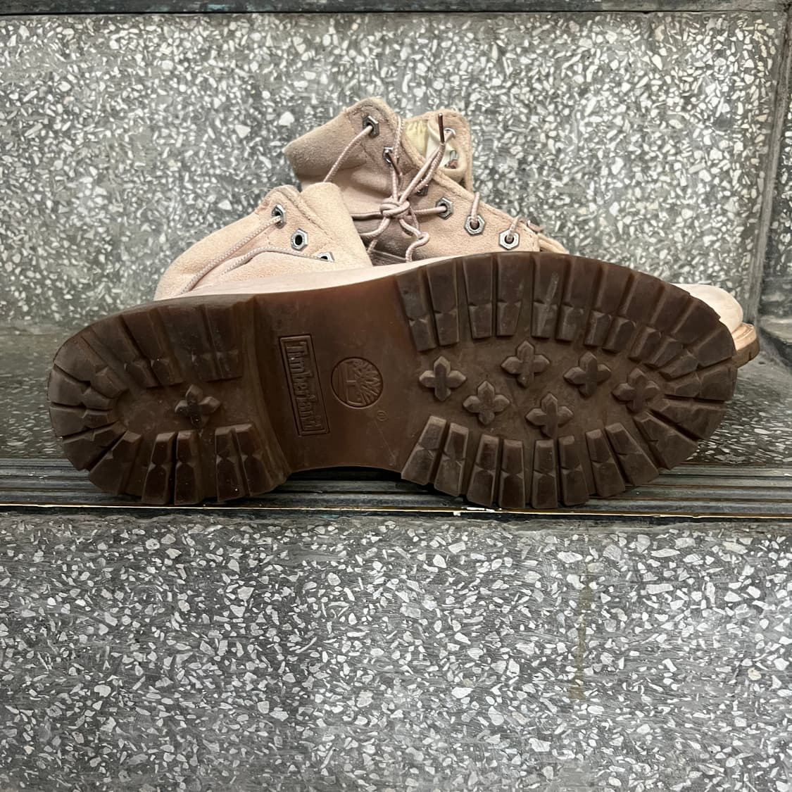 팀버랜드 롤탑 베이지 핑크 부츠 상품이미지6