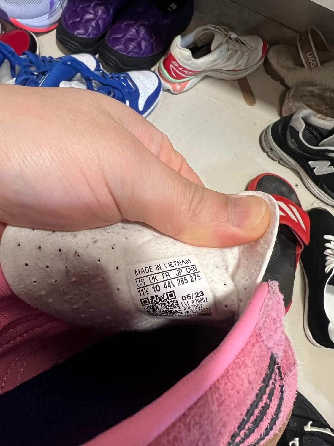 아디다스 가젤 핑크 285 상품이미지2