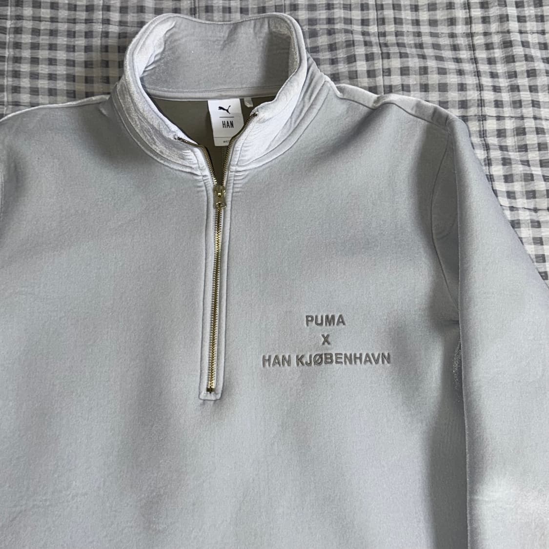 (M) 한 코펜하겐 X 푸마 벨벳 하프집업 상품이미지3