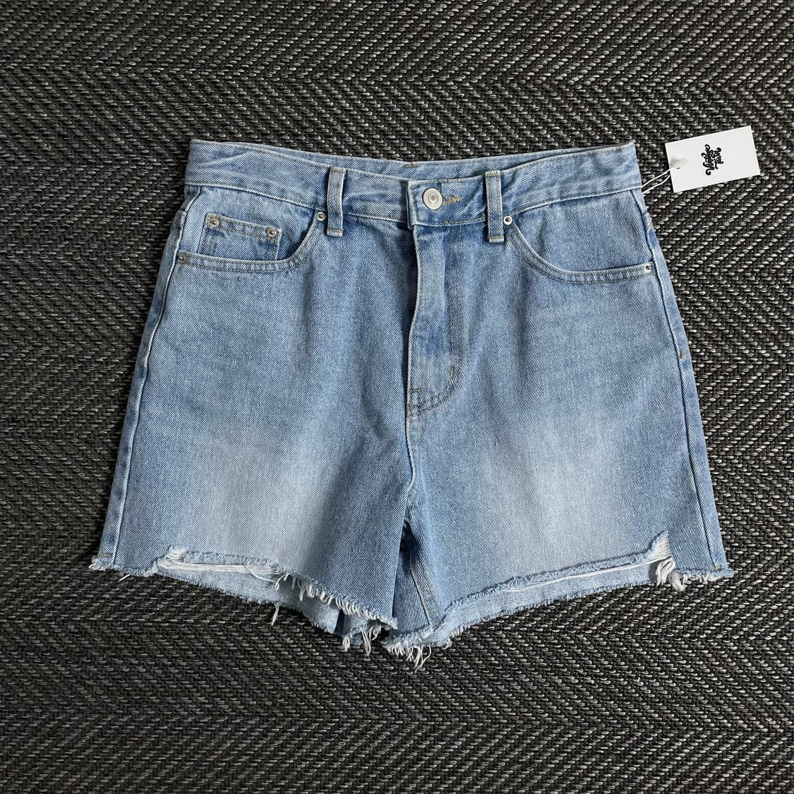 빈티지 우먼스 커팅 데님 쇼츠o 2938 상품이미지1