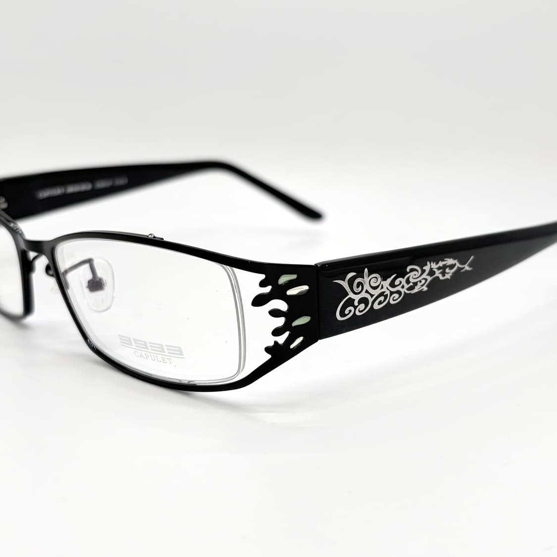 CAPULET 블랙 스퀘어 빈티지안경 상품이미지4