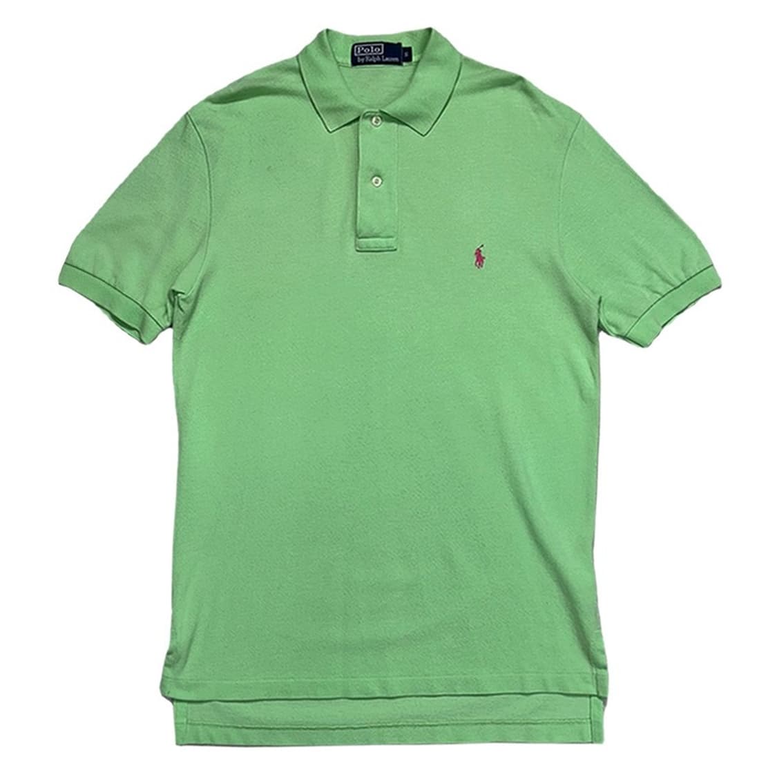 POLO RALPH LAUREN 반팔 카라티 라임 S 상품이미지1