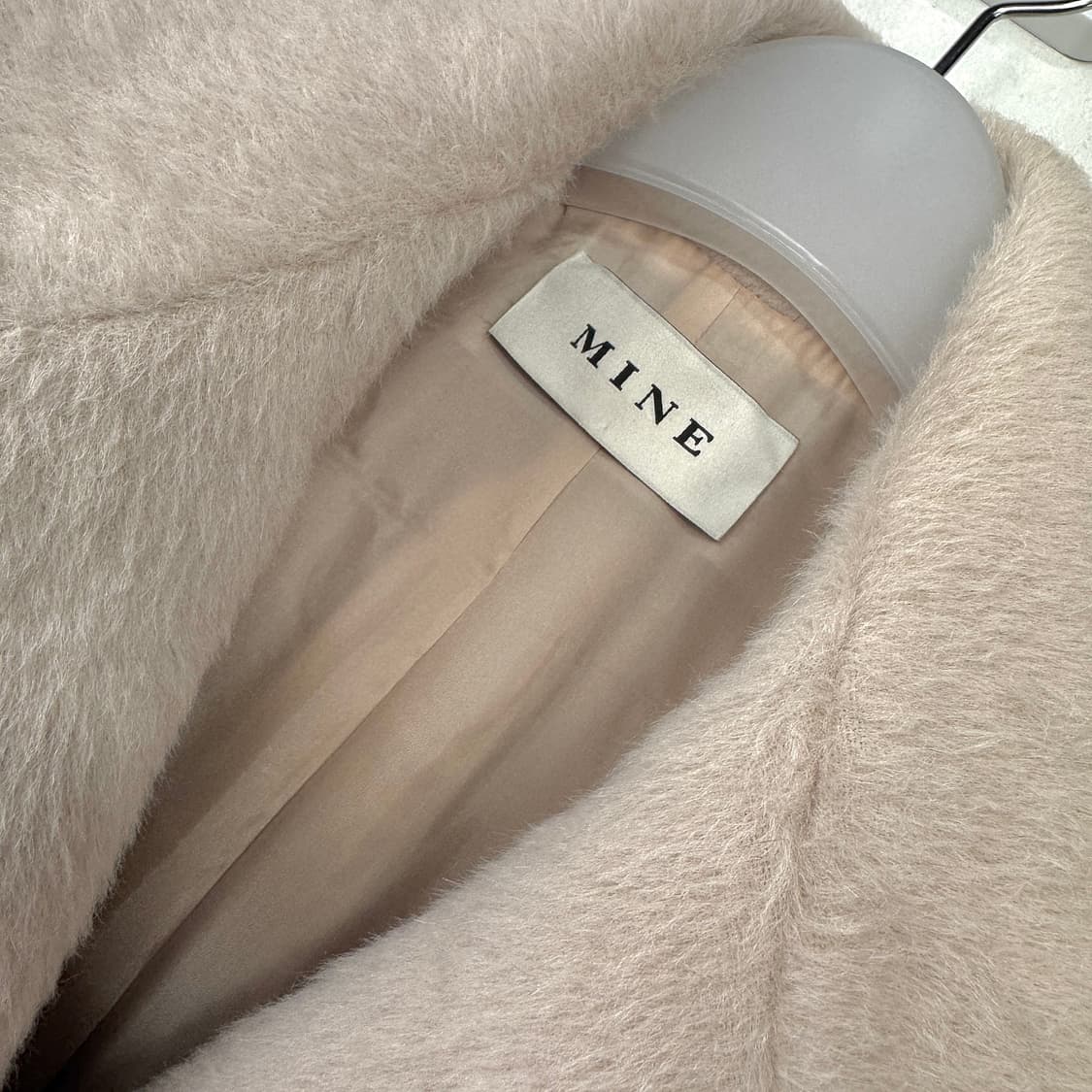 마인 MINE 드롭 숄더 알파카 울 코트 상품이미지2