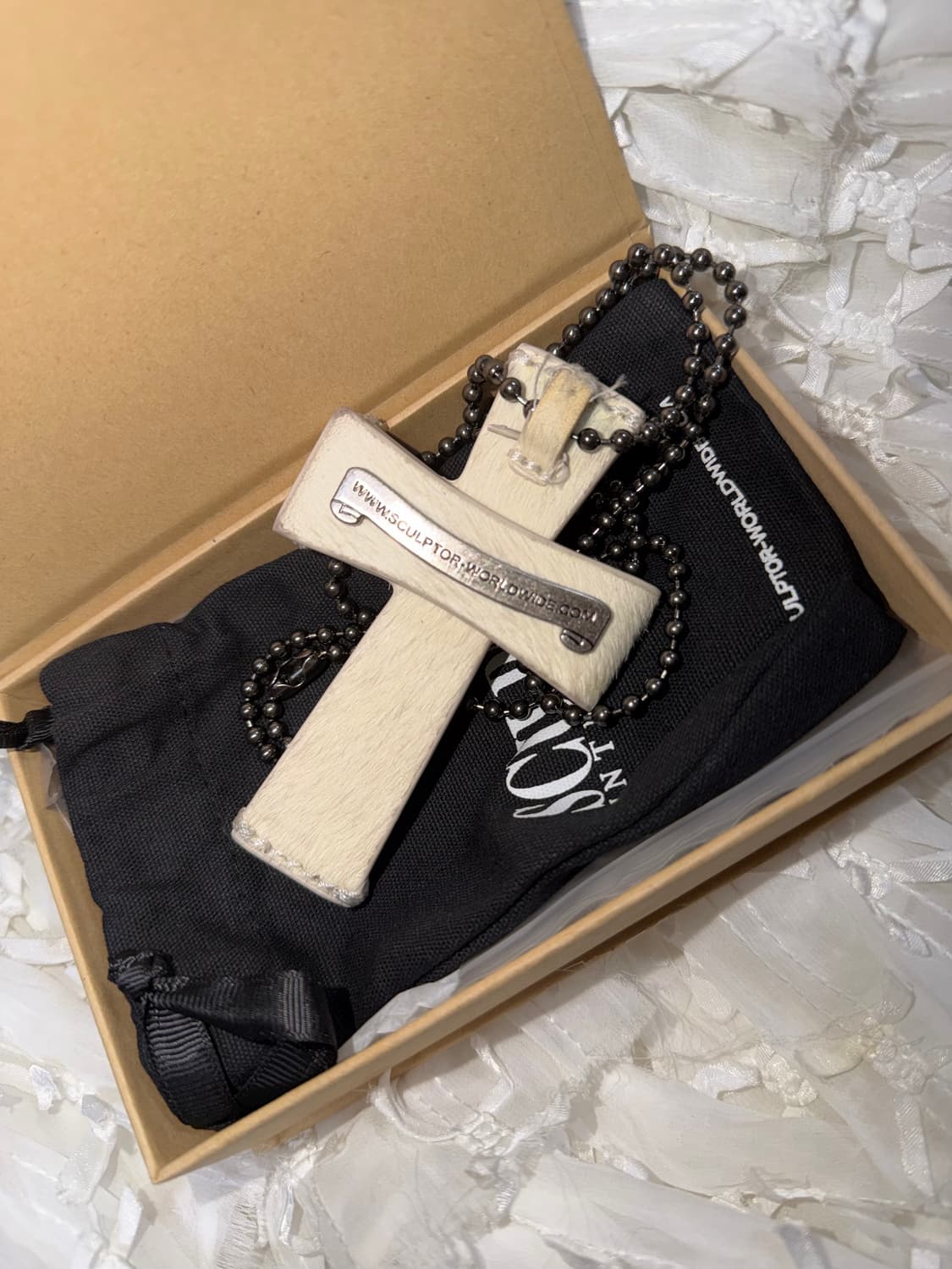 스컬프터 cross hair on strap wallet 화이트 상품이미지2