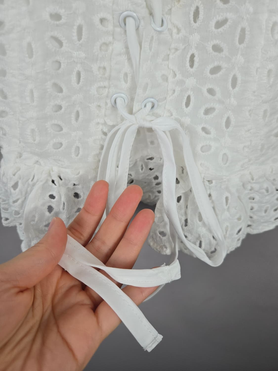 [무료배송]새상품 발리비키 F 여성 오프숄더 레이스 코르셋 미니 원피스 상품이미지6