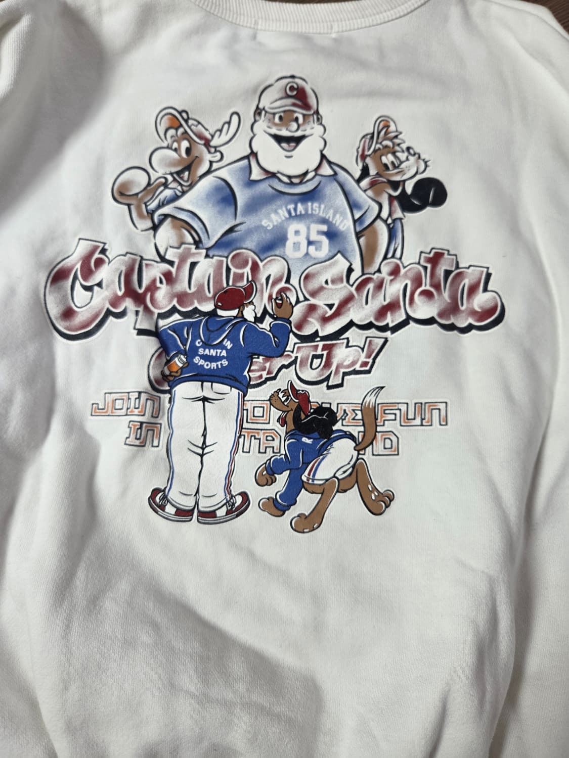 캡틴산타 스웻셔츠 화이트  상품이미지6