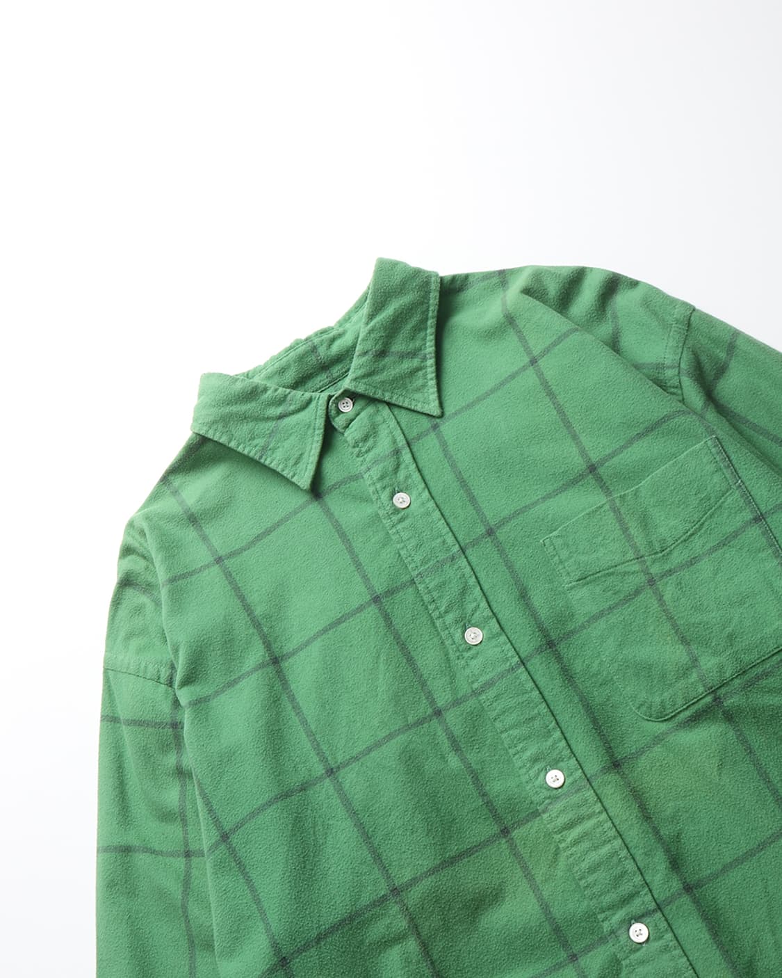 빔즈 BEAMS Flannel Check Shirt 상품이미지3