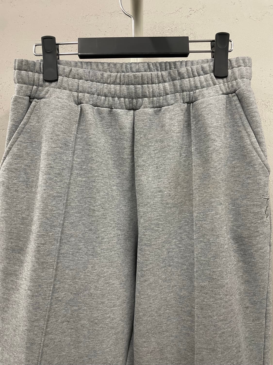 JELEVE  와이드 핀턱 스웻팬츠 그레이 상품이미지3