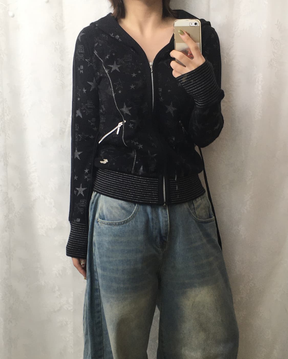 EXR Glitter Star Hooded Zip-Up 상품이미지8