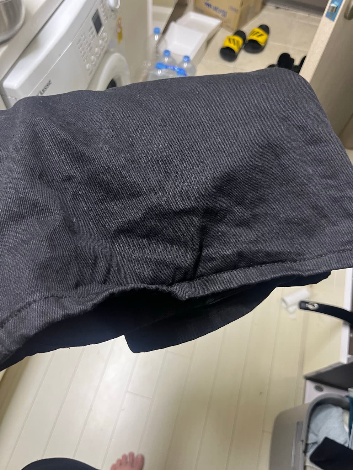 V3 에모스탠스클럽 레더 바이커 플레어진 2사이즈 상품이미지2