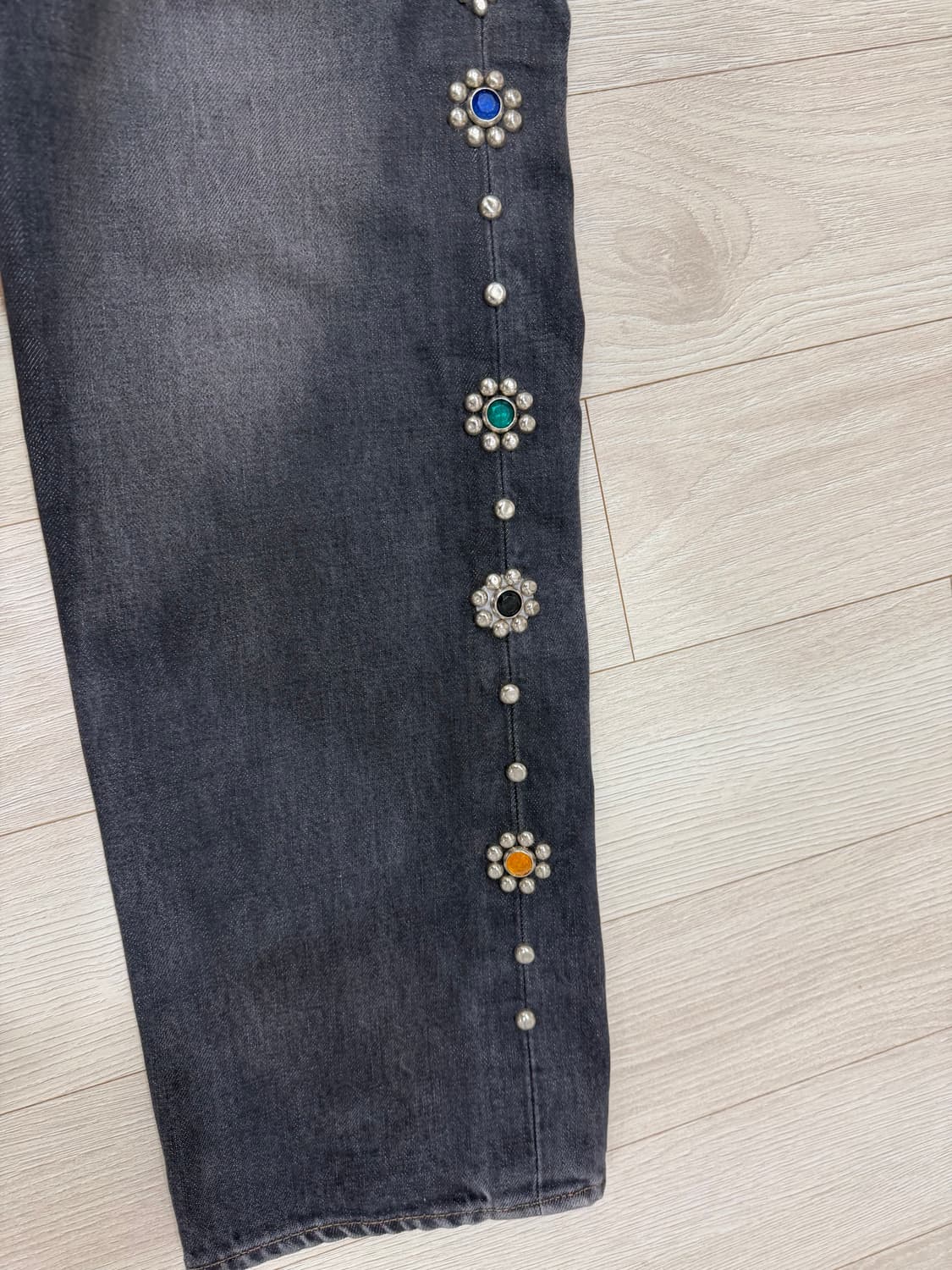 34) 캐피탈 14온즈 데님 5P 몽키 시스코 잼스톤 데님 팝니다. 상품이미지6