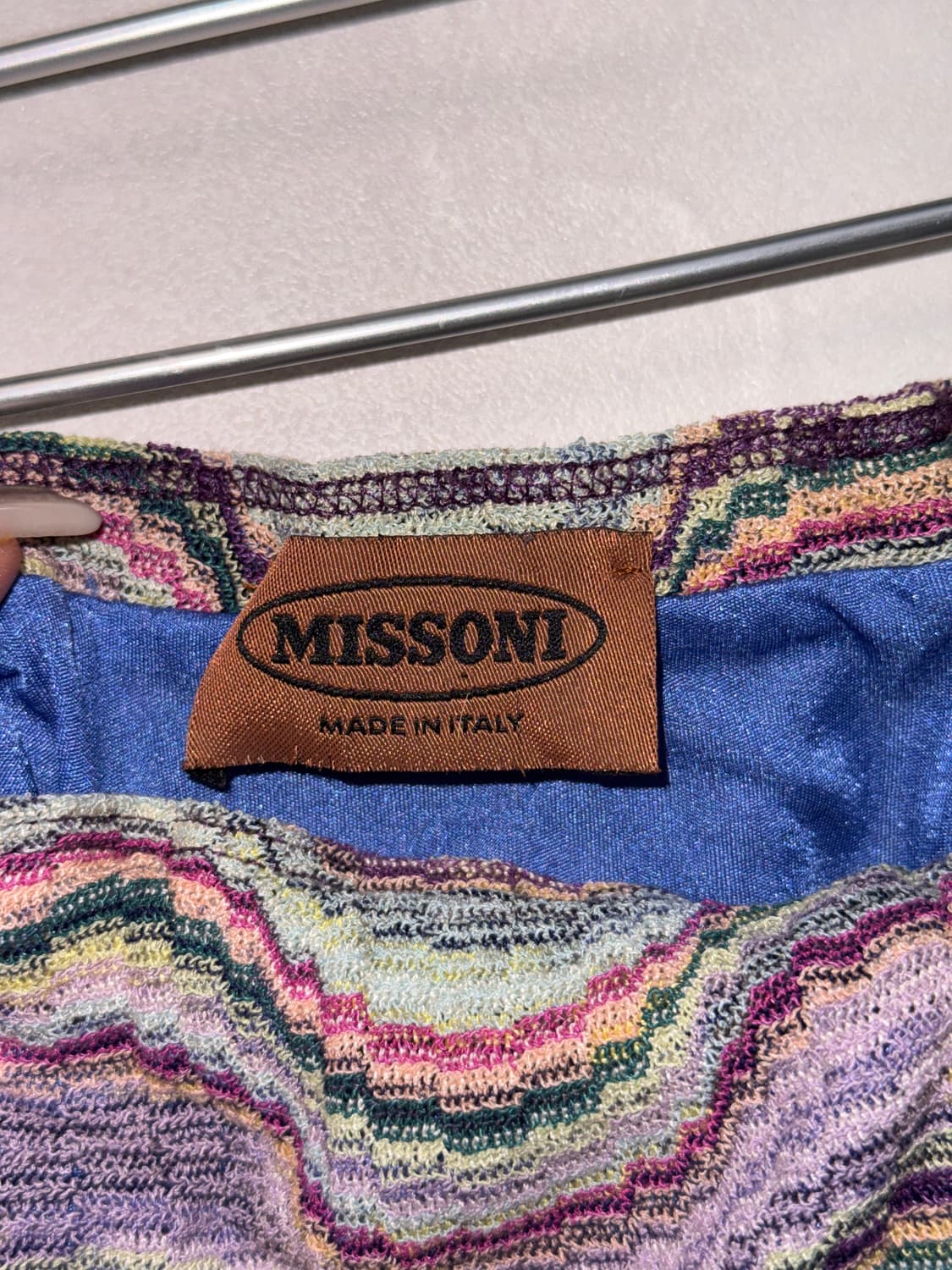 Missoni pink purple ethnic pattern skirt 상품이미지4