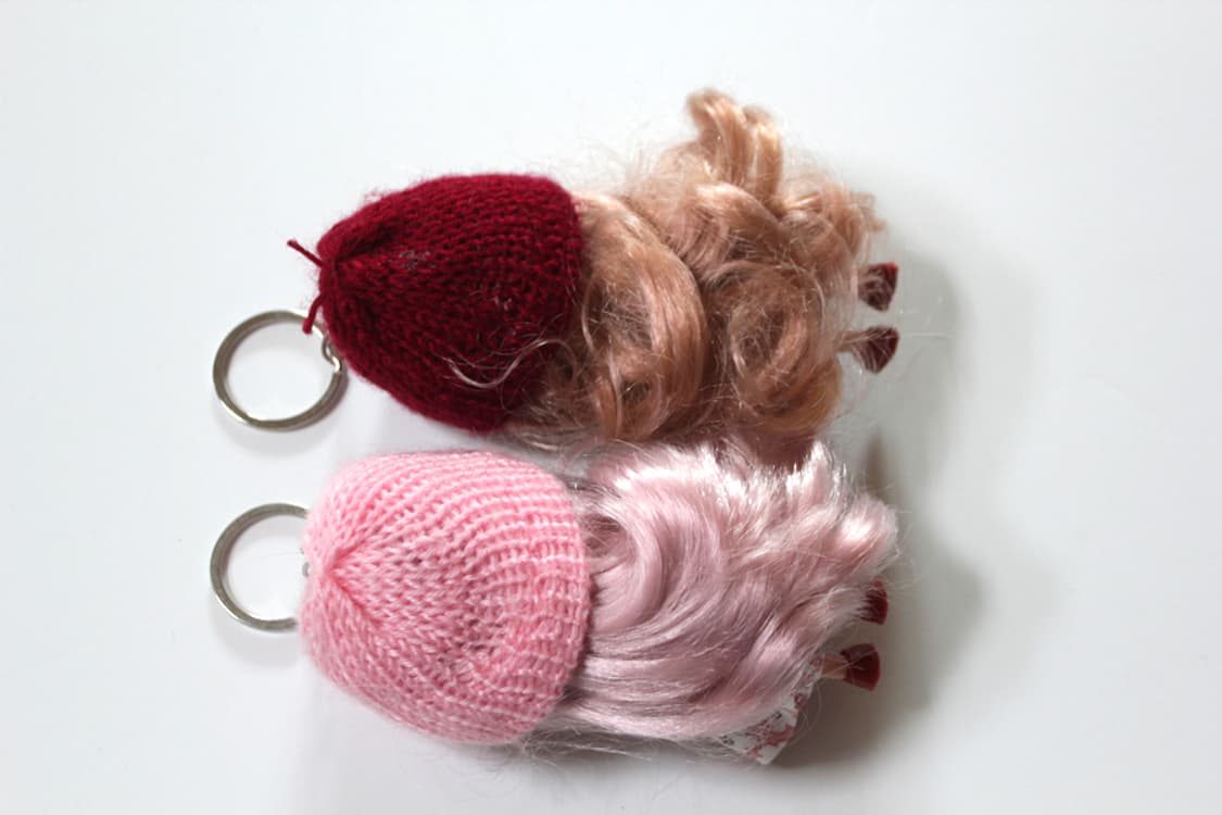 인형 키링 인형키링 베이비돌 미니돌 고전인형 빈티지인형 육일돌 육일인형 상품이미지3